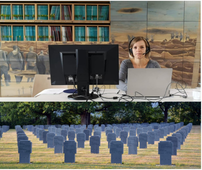 Excursion virtuelle au cimetière militaire allemand